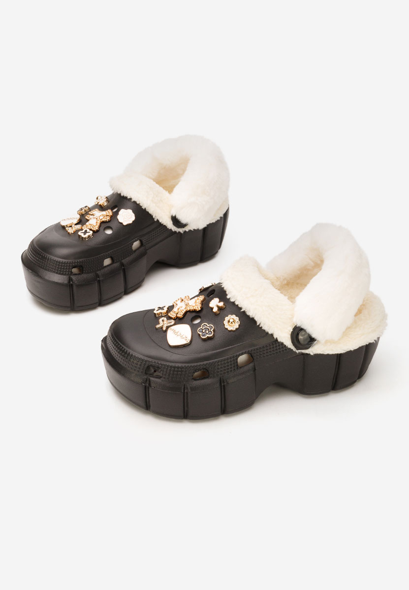 Czarne drewniaki Aldeva