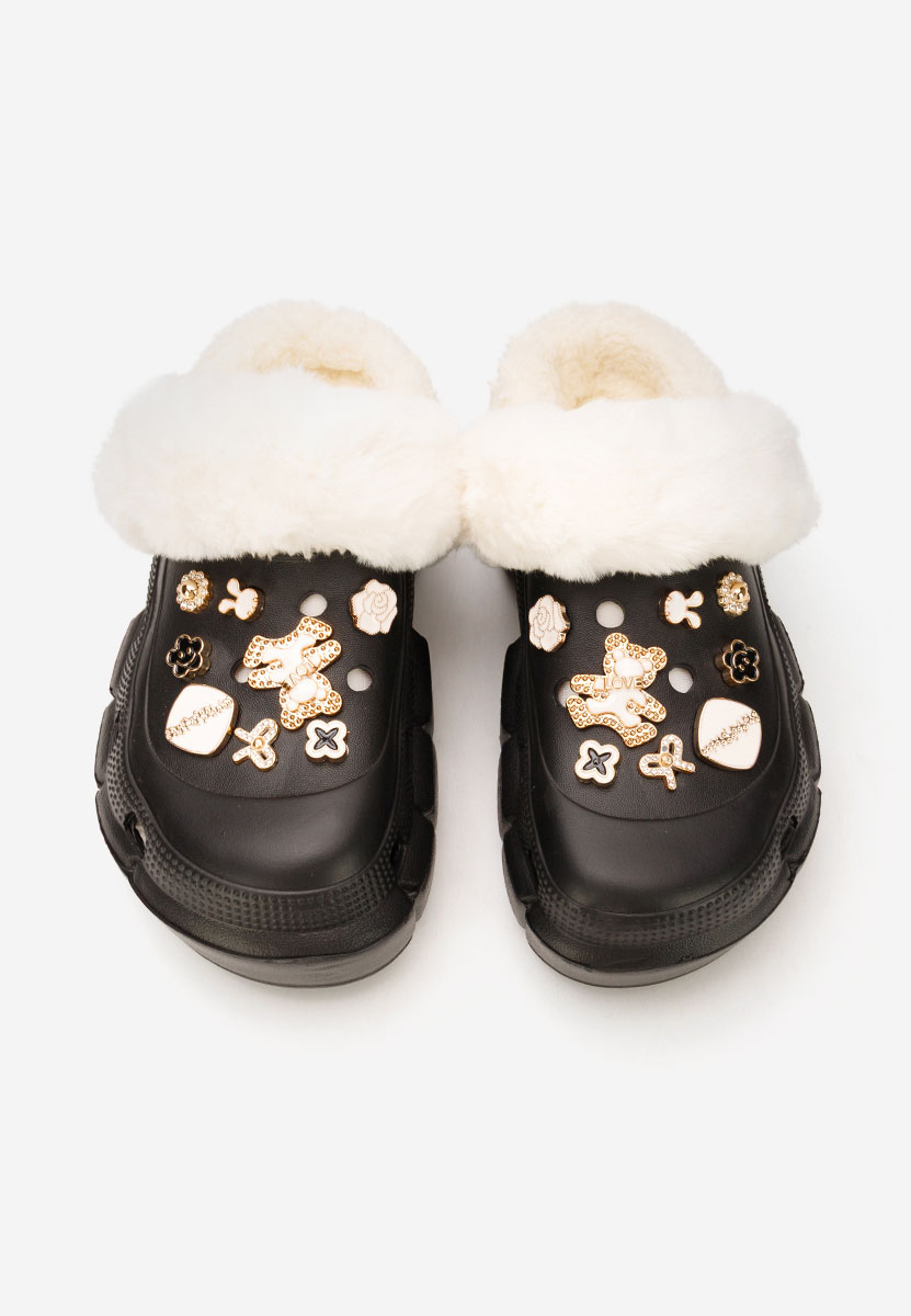 Czarne drewniaki Aldeva