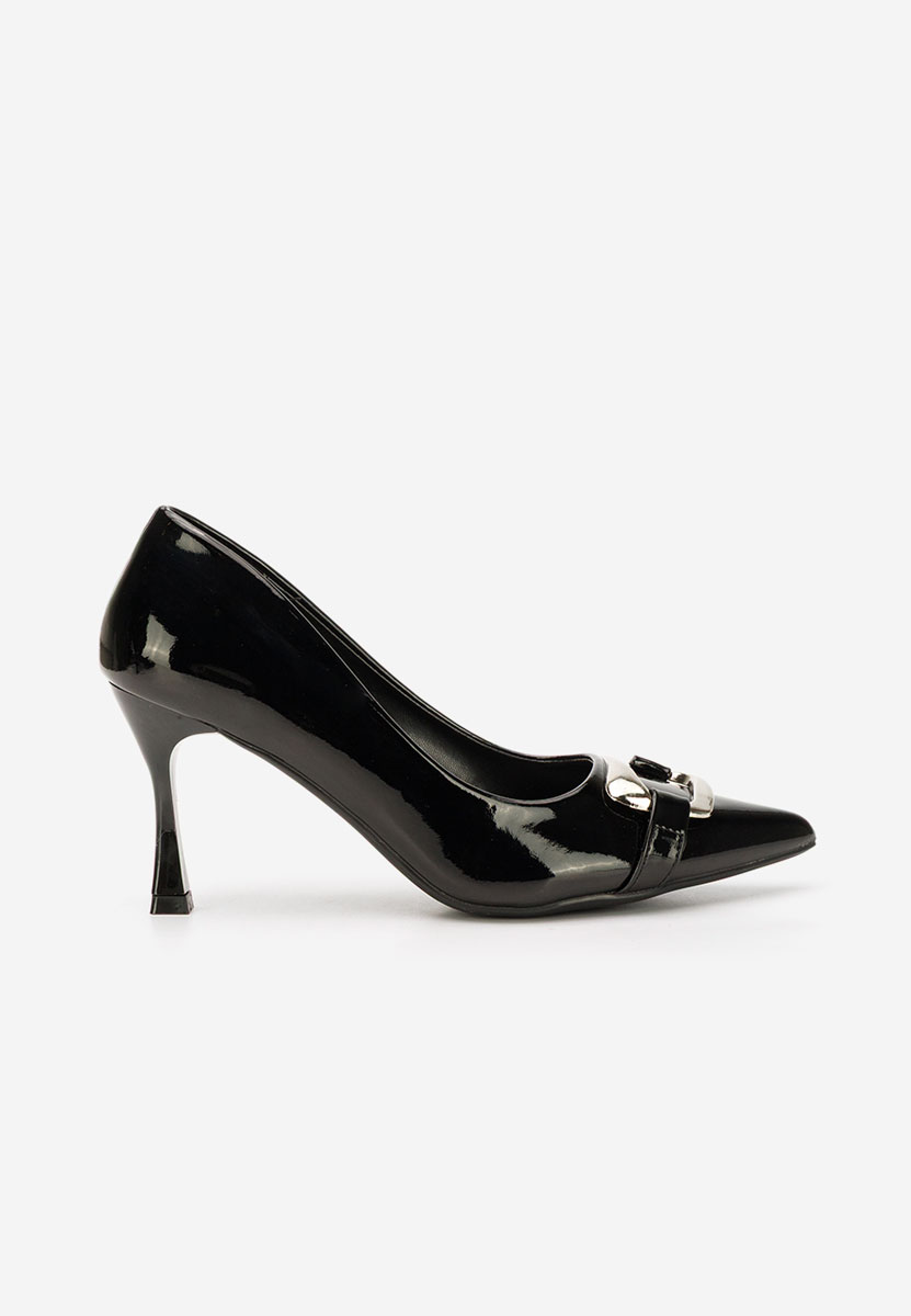 Czarne czółenka na szpilce Jenita