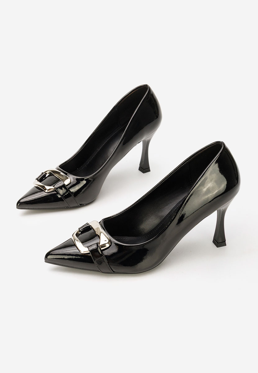 Czarne czółenka na szpilce Jenita