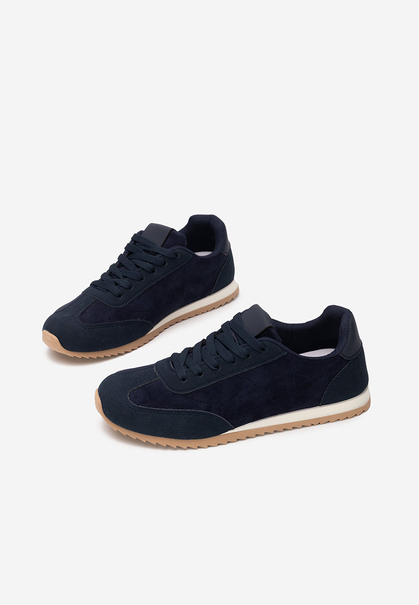 Granatowe sneakersy damskie Crinea