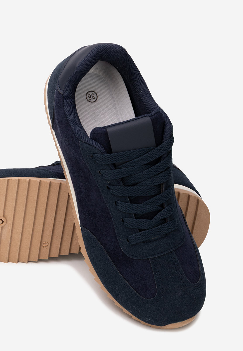 Granatowe sneakersy damskie Crinea