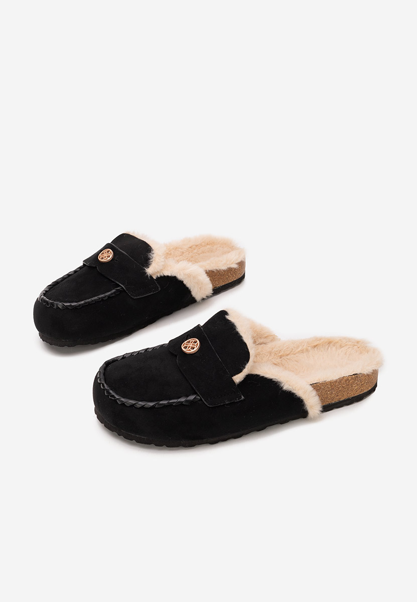 Czarne drewniaki Mirania