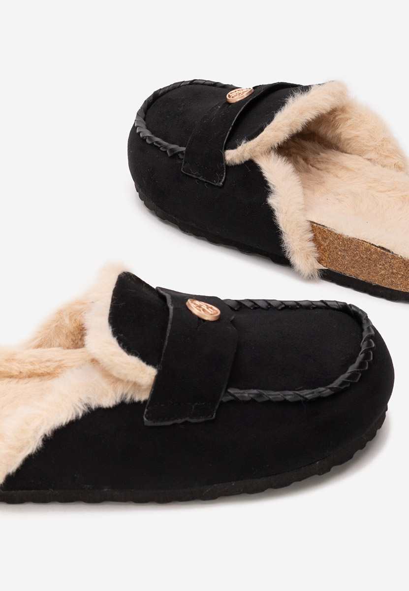 Czarne drewniaki Mirania