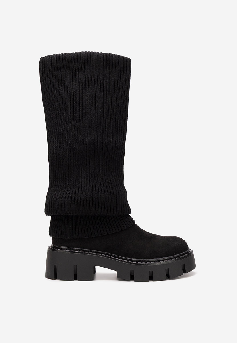 Czarne kozaki damskie Michelina