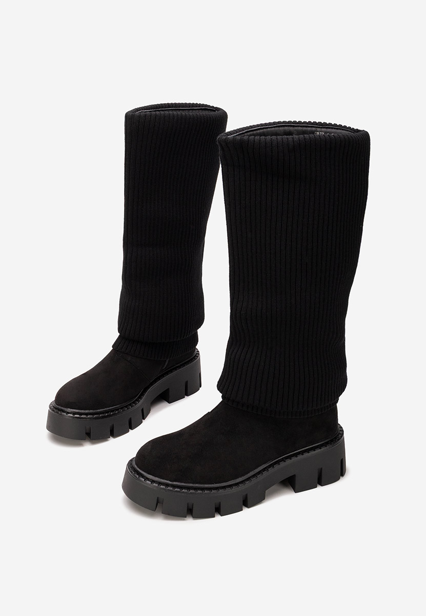 Czarne kozaki damskie Michelina