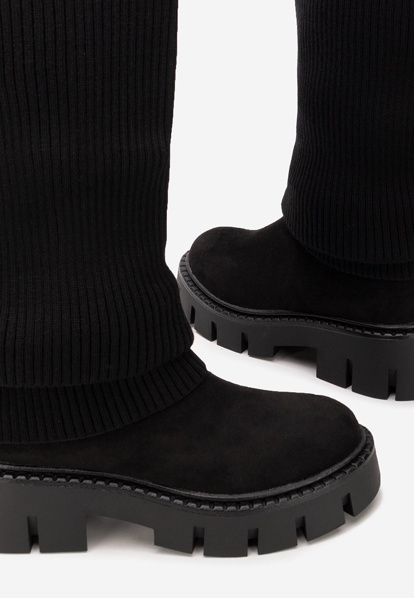 Czarne kozaki damskie Michelina