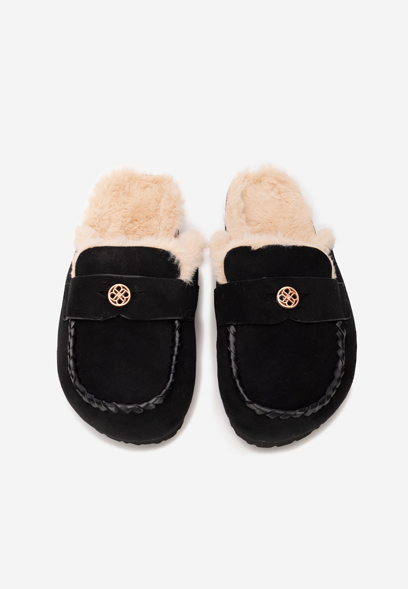 Czarne drewniaki Mirania