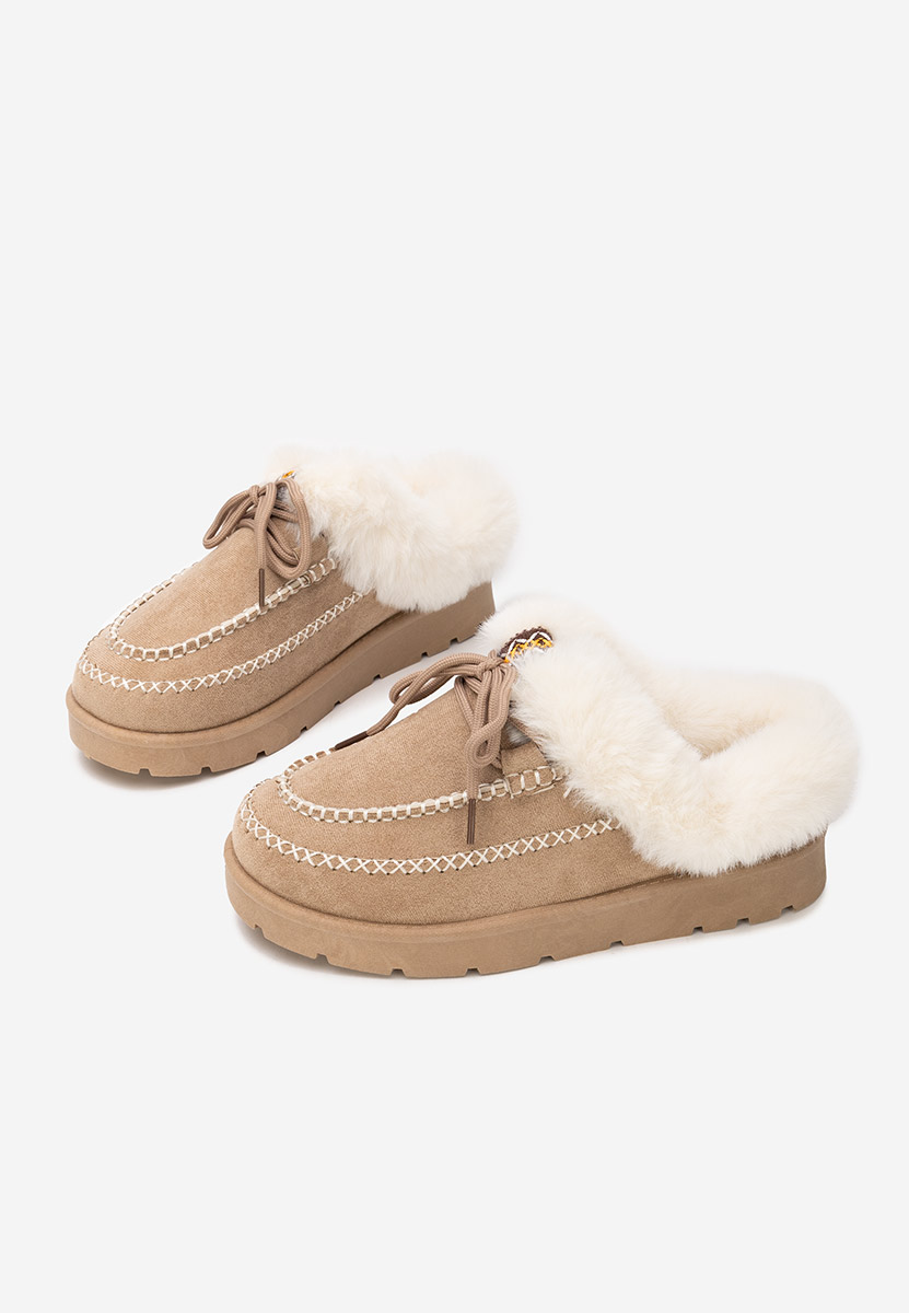 Khaki drewniaki Leainia V2