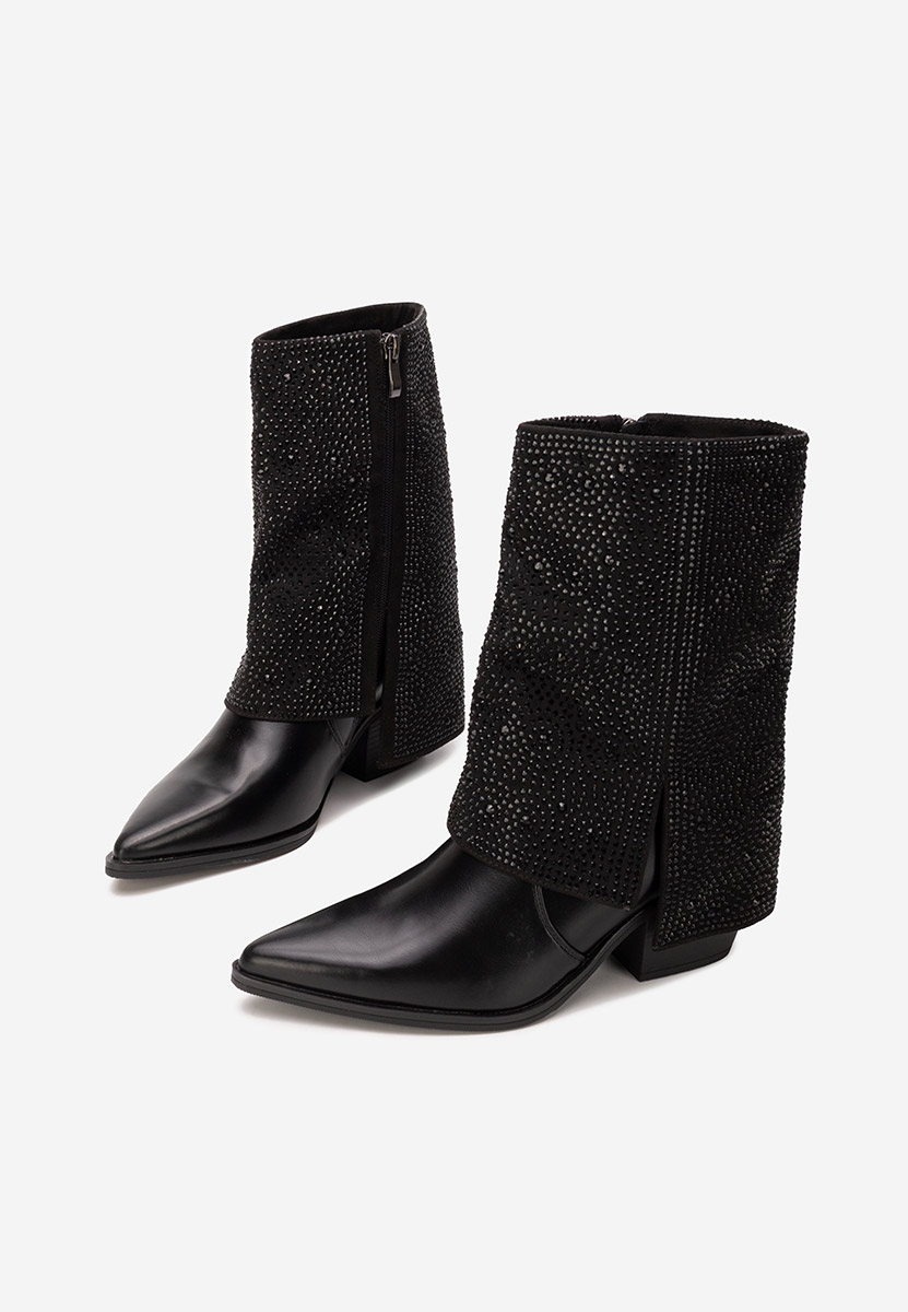 Czarne kozaki damskie Zafira