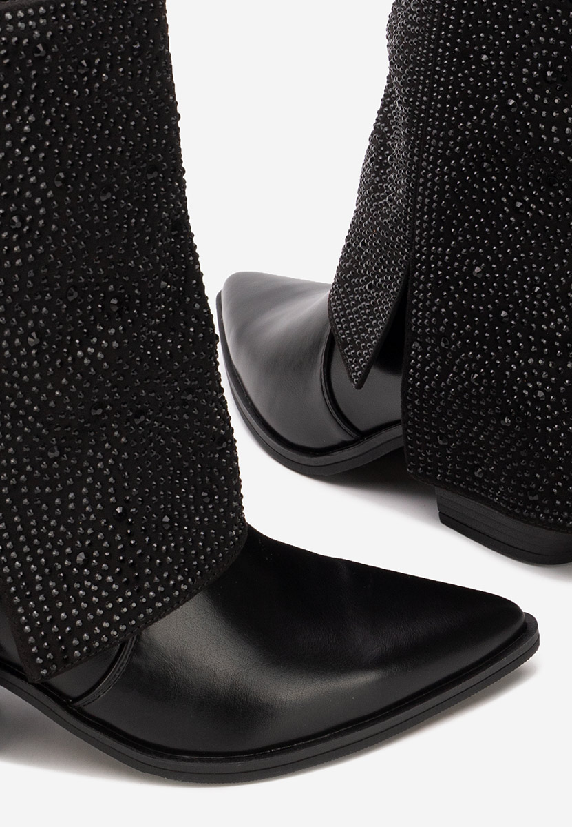 Czarne kozaki damskie Zafira