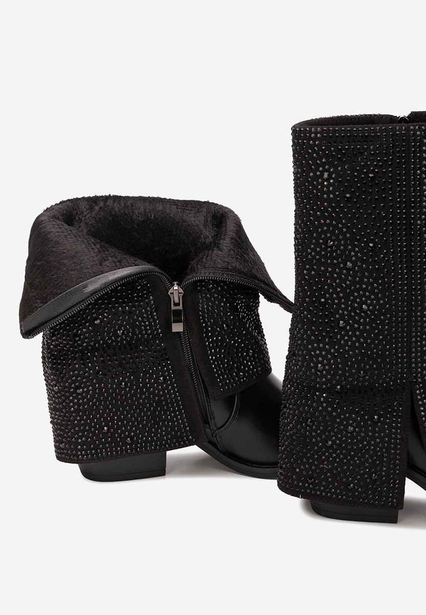 Czarne kozaki damskie Zafira