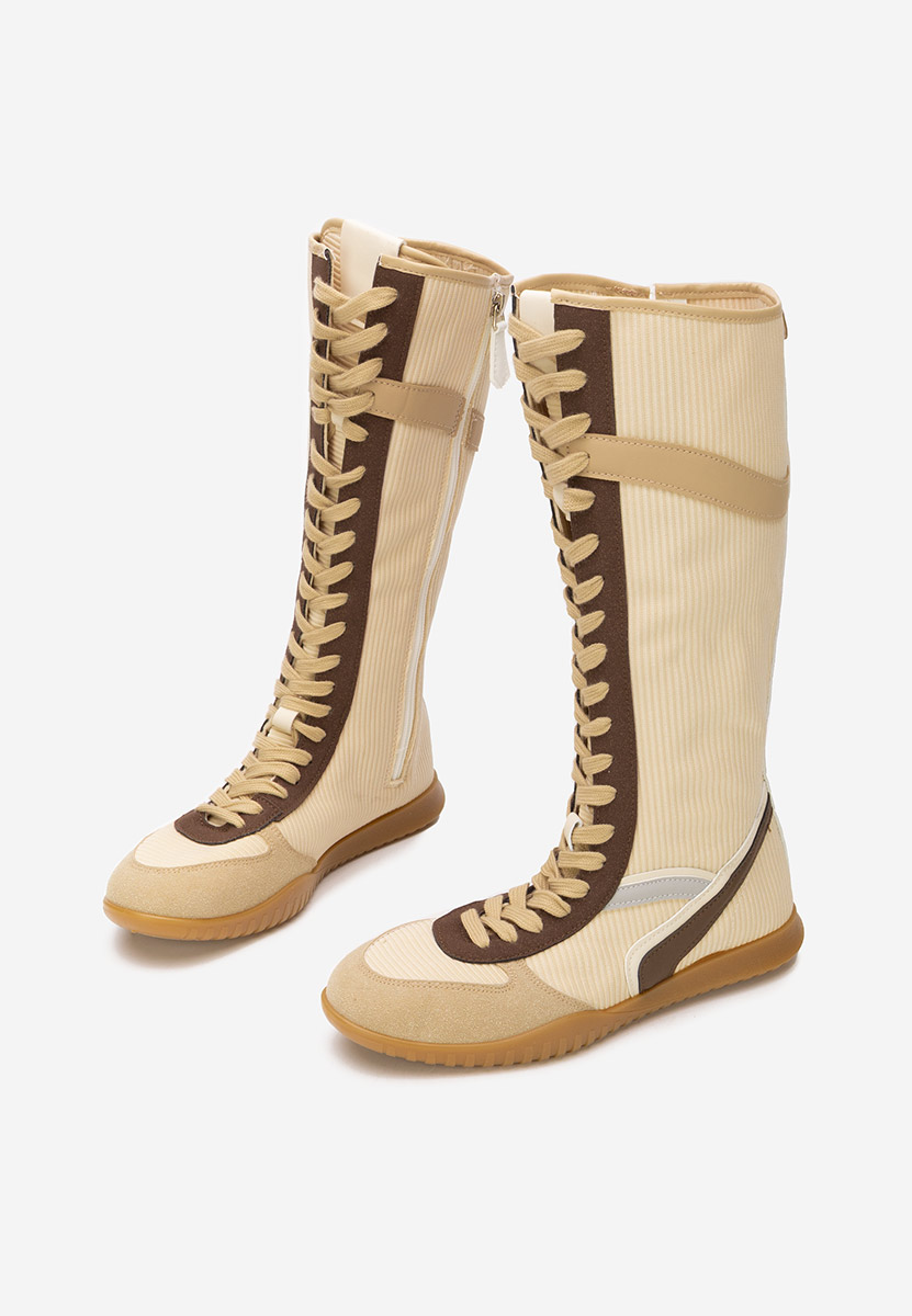 Khaki trampki wysokie damskie Daine V2