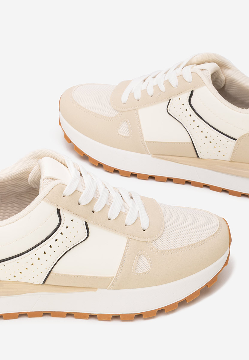 Beżowe sneakersy męskie Zeymar