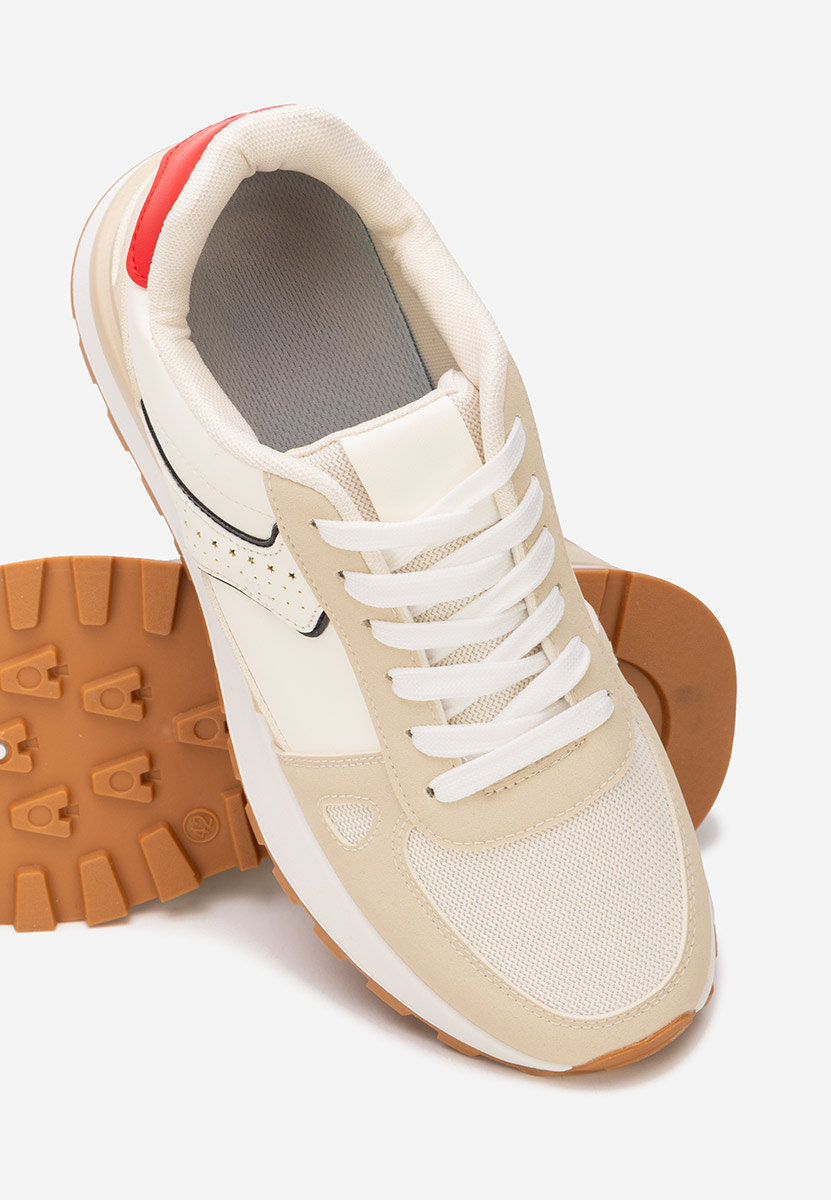 Beżowe sneakersy męskie Zeymar