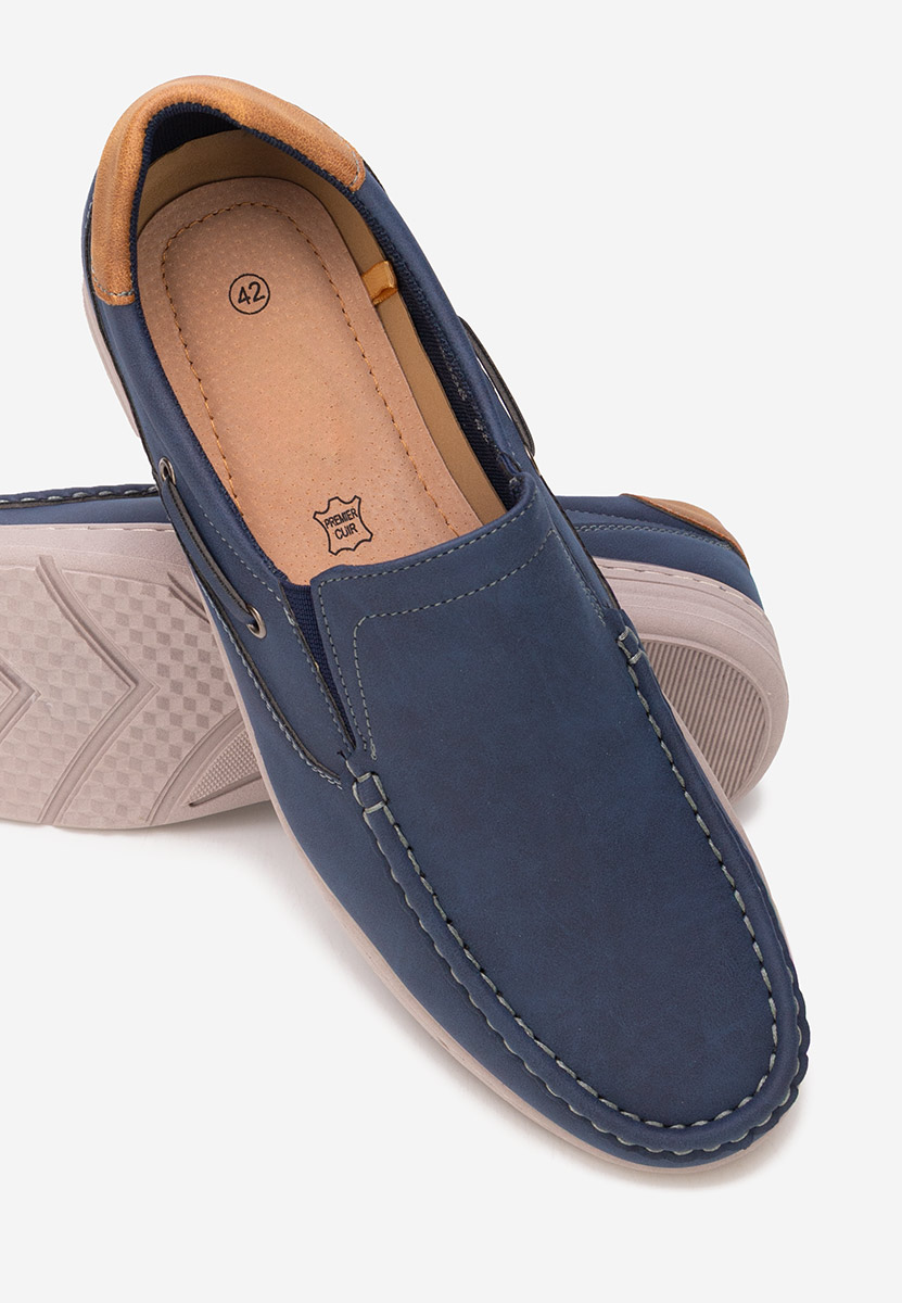 Granatowe półbuty męskie Renard