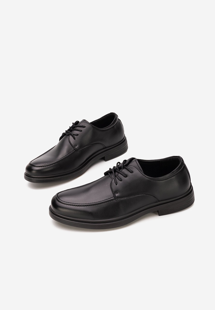 Czarne półbuty męskie Conard