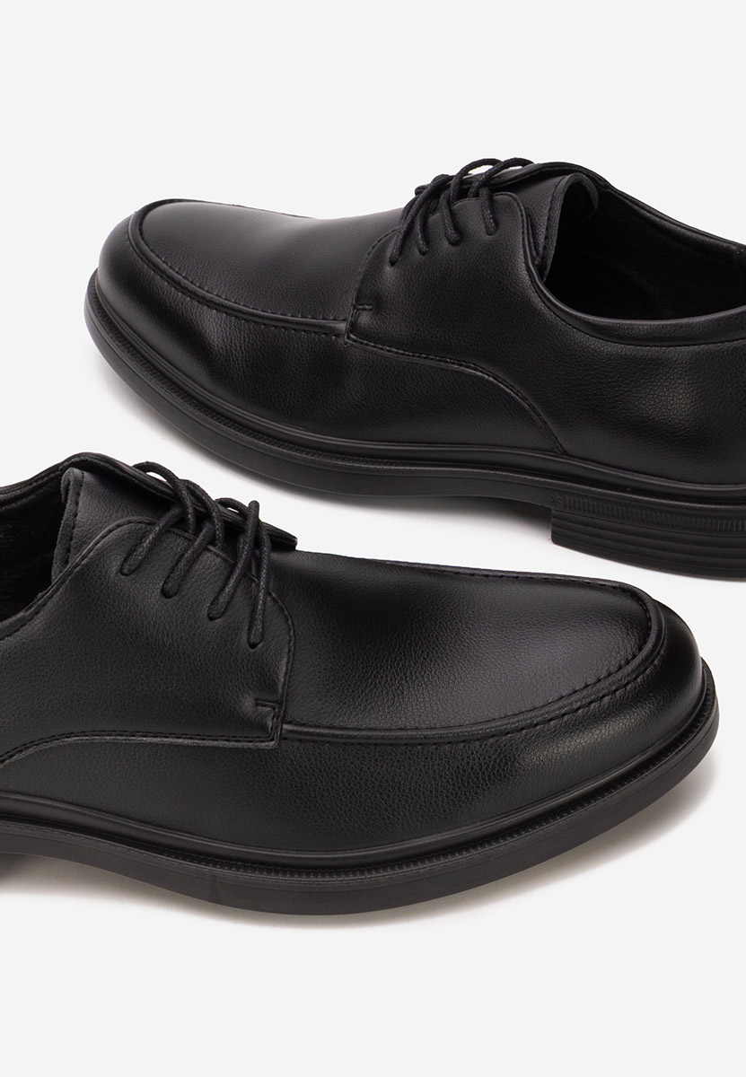 Czarne półbuty męskie Conard