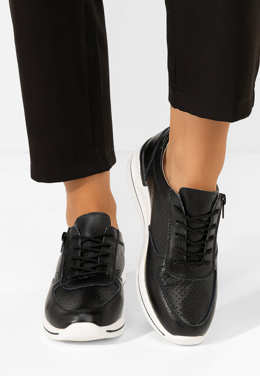 Czarne sneakersy damskie Zetta