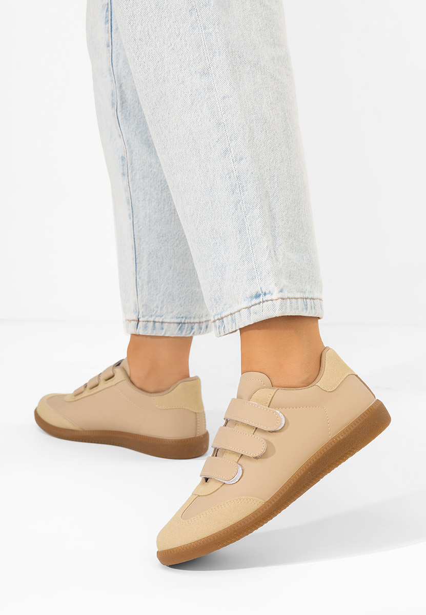 Khaki sneakersy damskie Vornessa