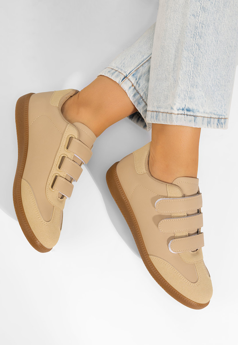 Khaki sneakersy damskie Vornessa