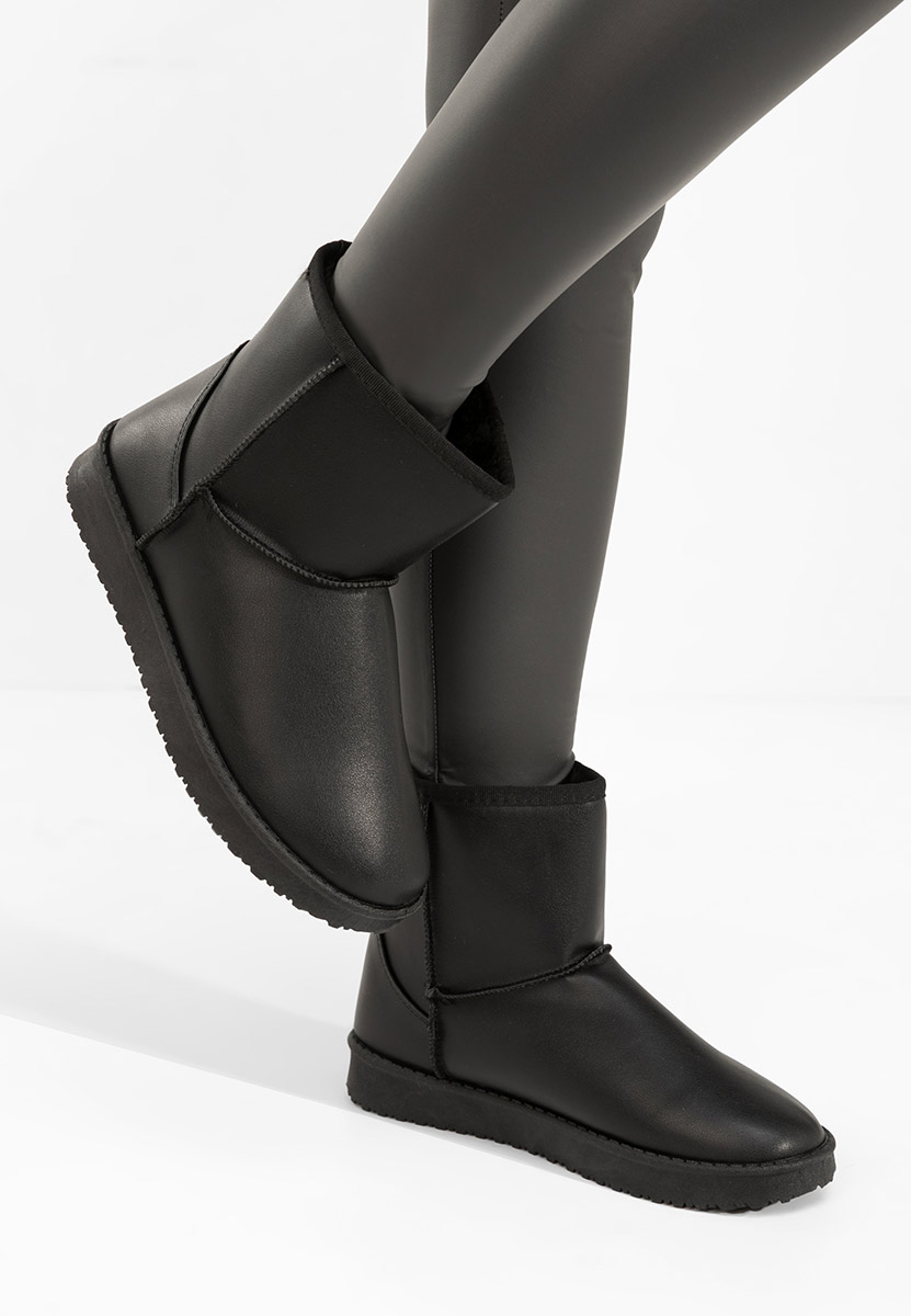 Czarne śniegowce damskie Meloria