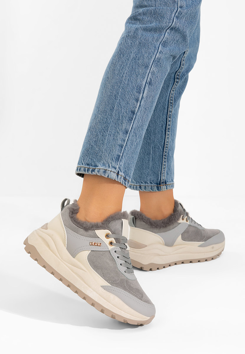 Niebieski sneakersy na platformie Misay V2