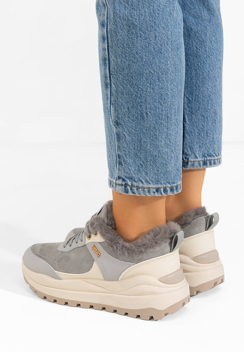 Niebieski sneakersy na platformie Misay V2