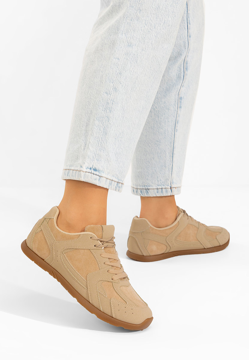 Khaki sneakersy damskie Boriana V2