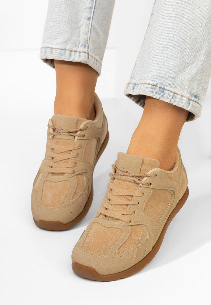 Khaki sneakersy damskie Boriana V2