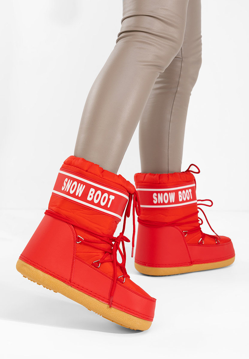 Czerwone śniegowce damskie Altares