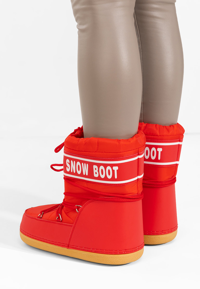 Czerwone śniegowce damskie Altares