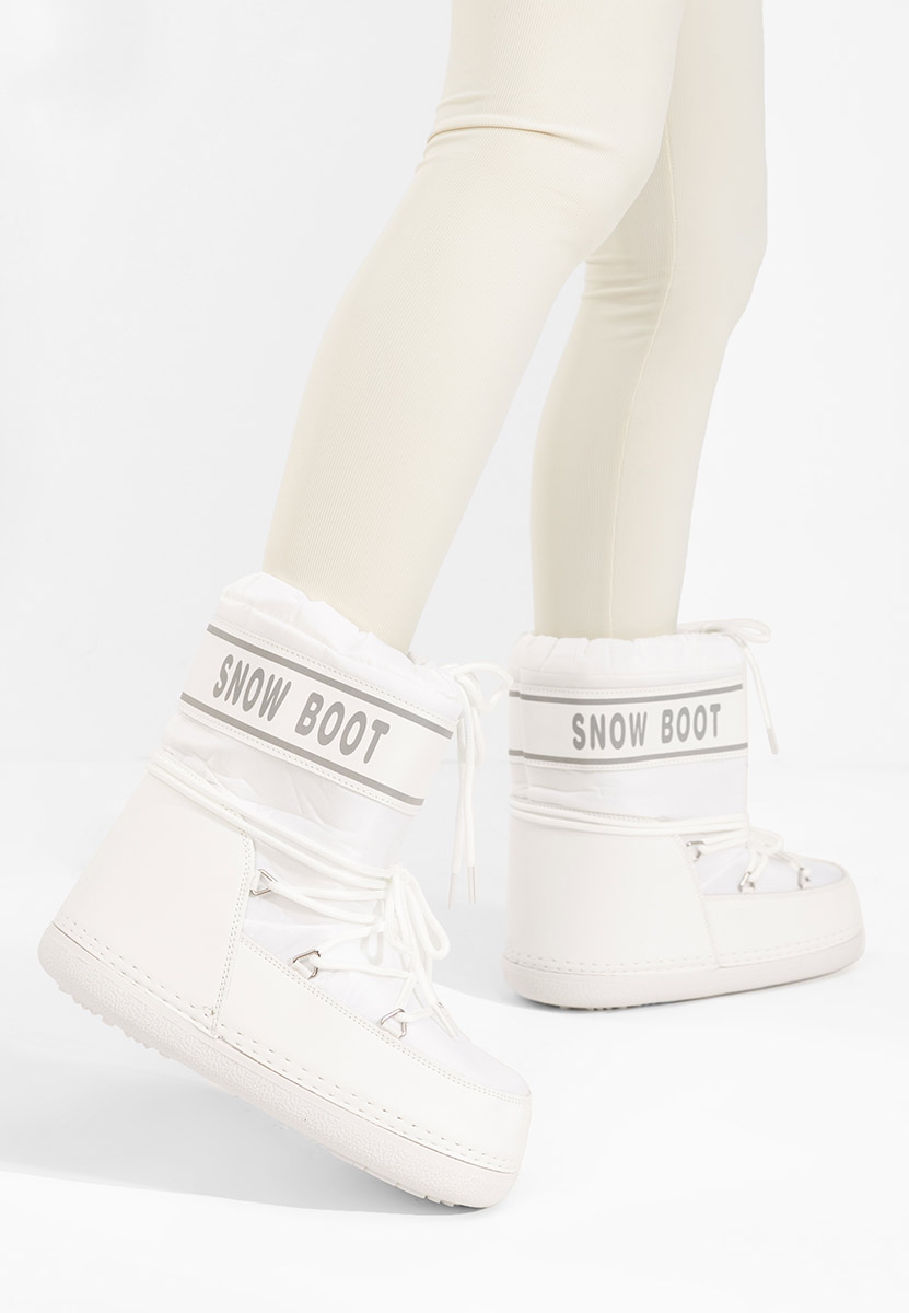 Białe śniegowce damskie Altares