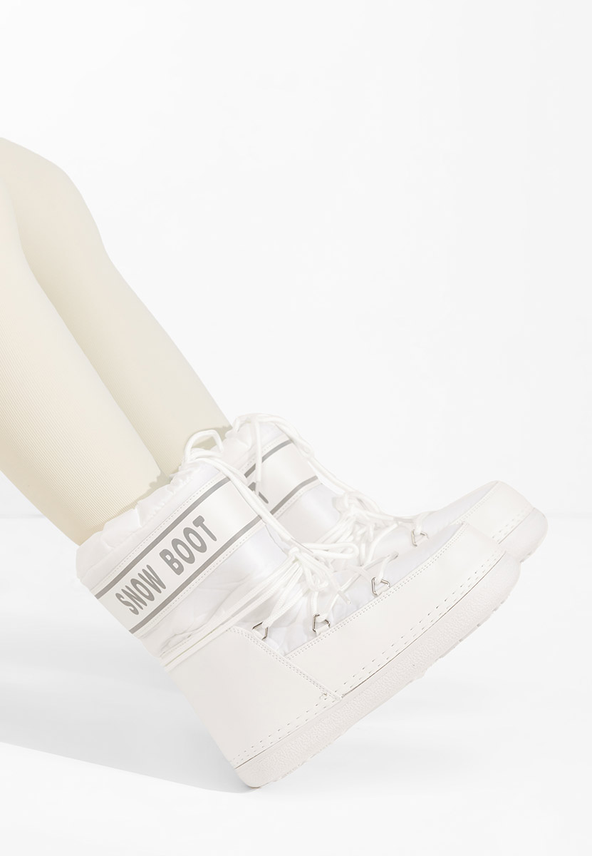 Białe śniegowce damskie Altares