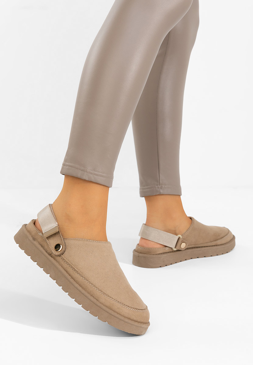 Khaki drewniaki Simiona