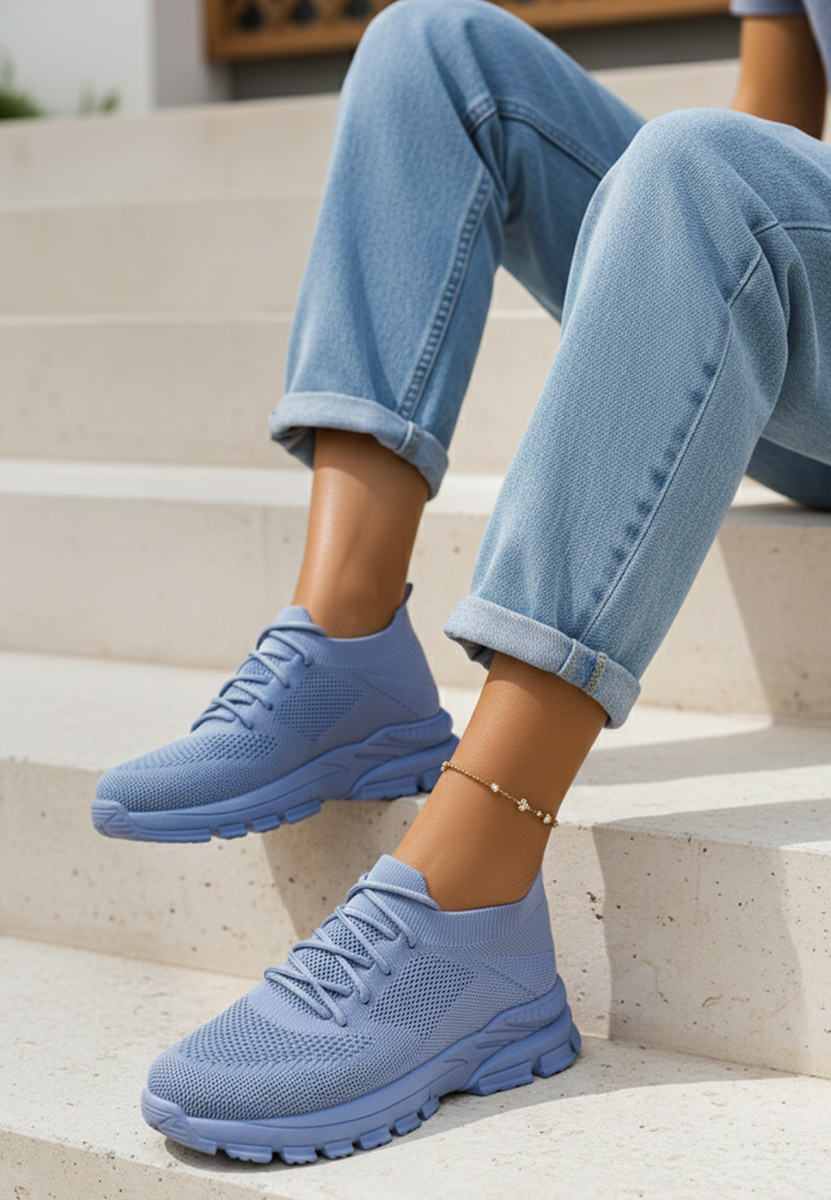 Niebieski adidasy damskie Katrine