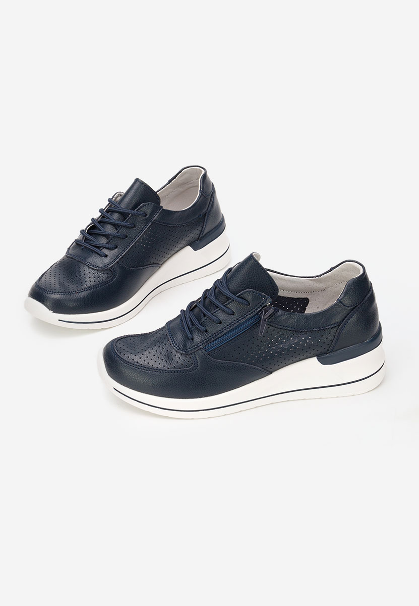 Niebieskie sneakersy damskie Zetta