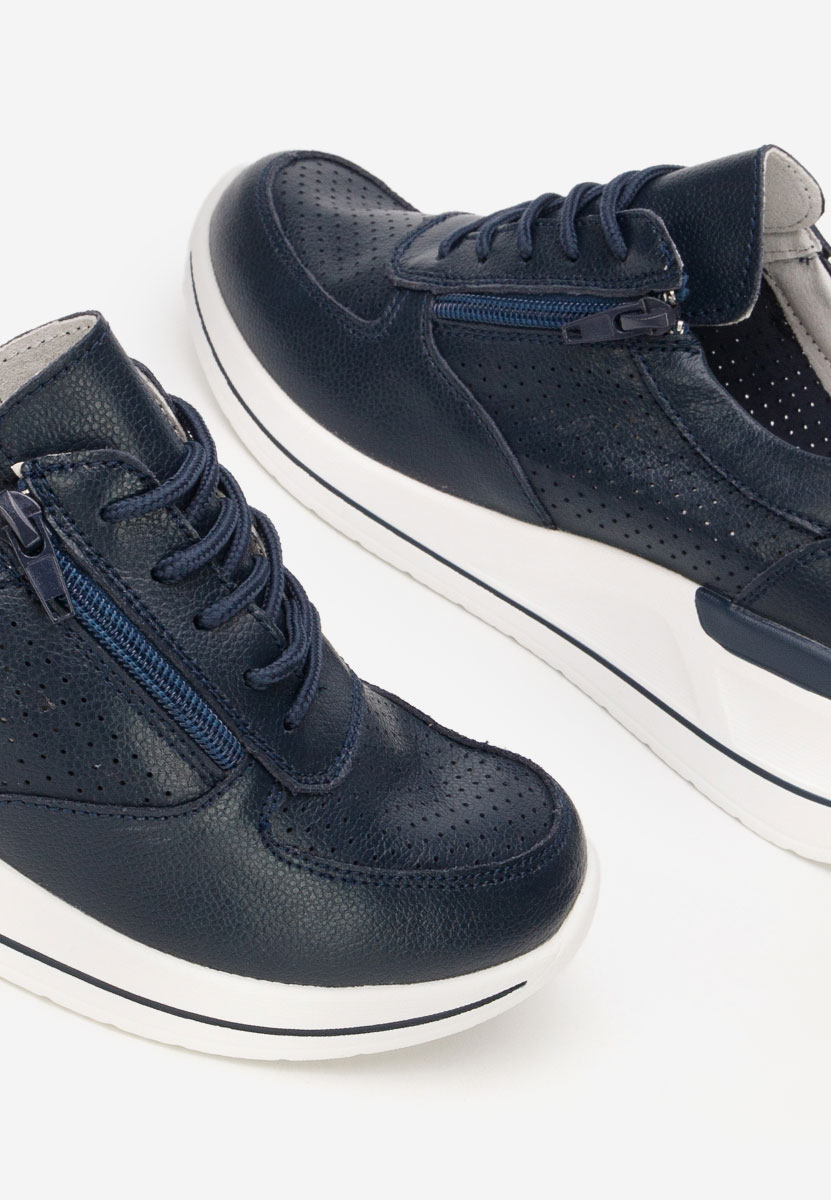 Niebieskie sneakersy damskie Zetta