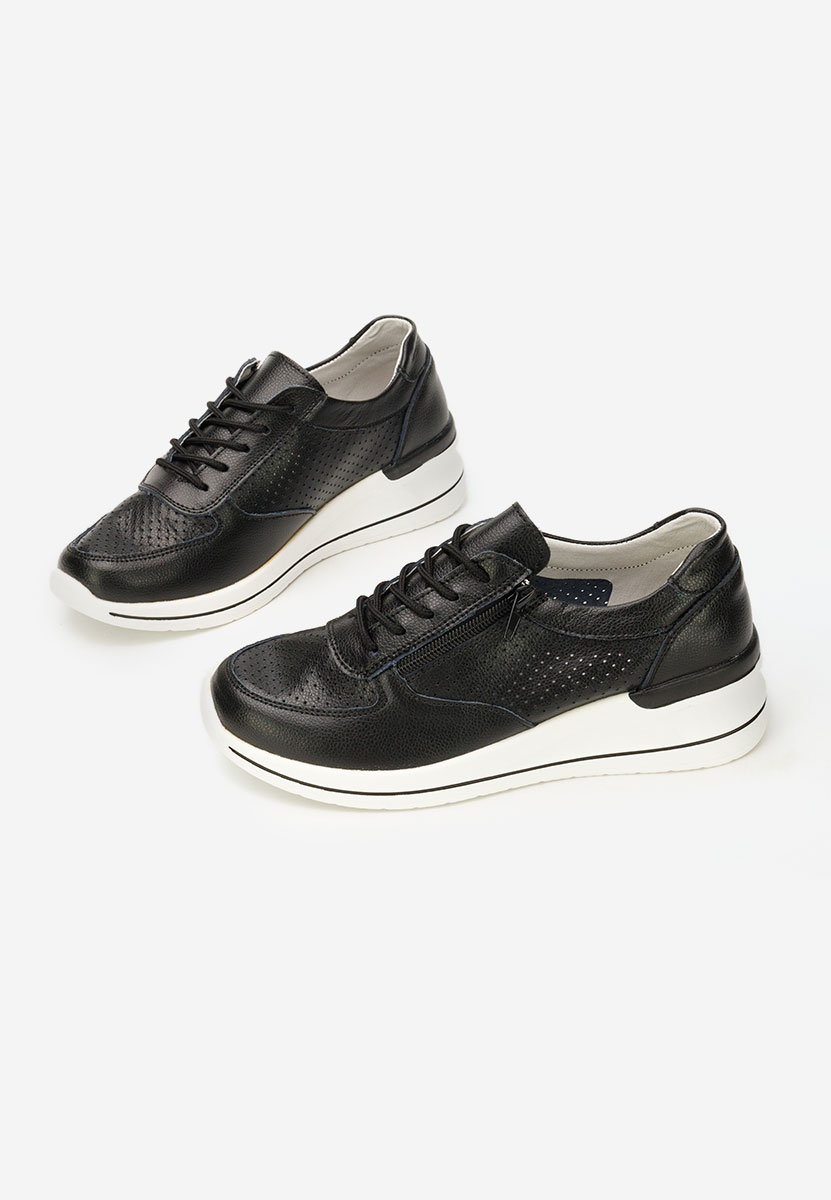 Czarne sneakersy damskie Zetta