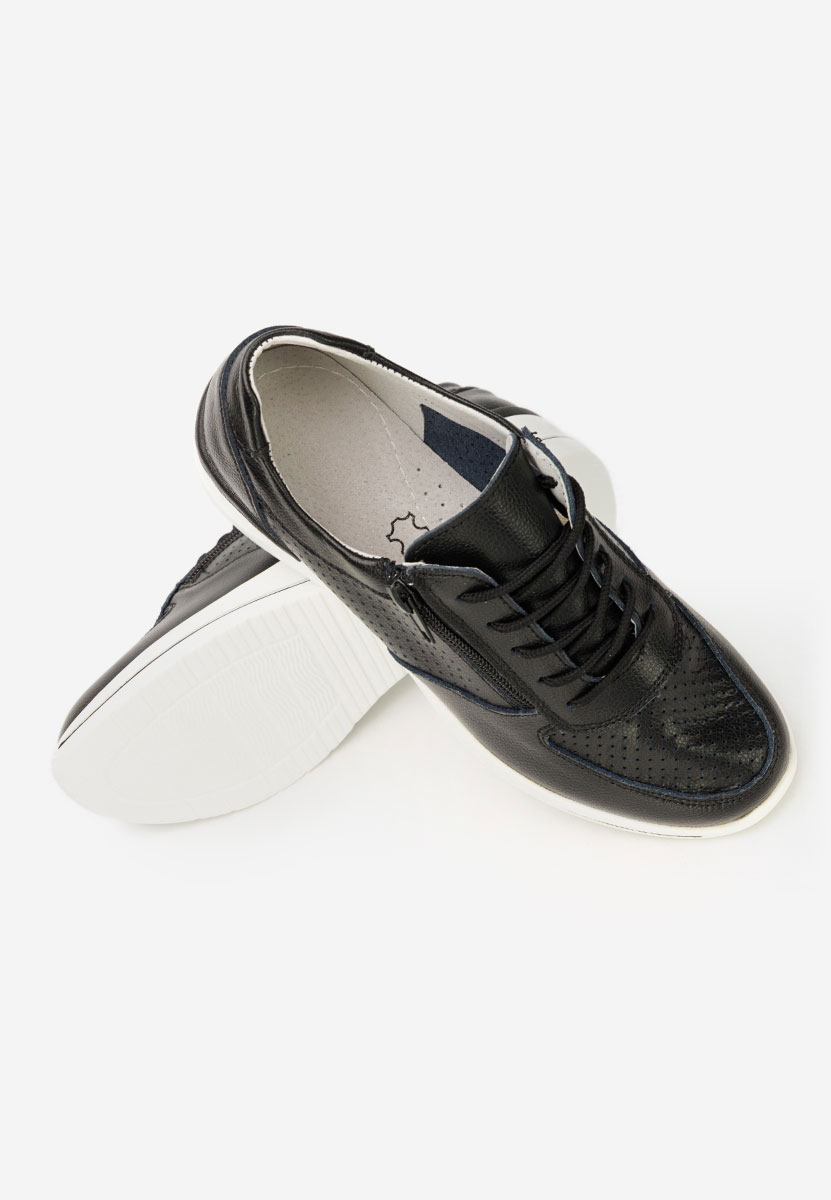 Czarne sneakersy damskie Zetta