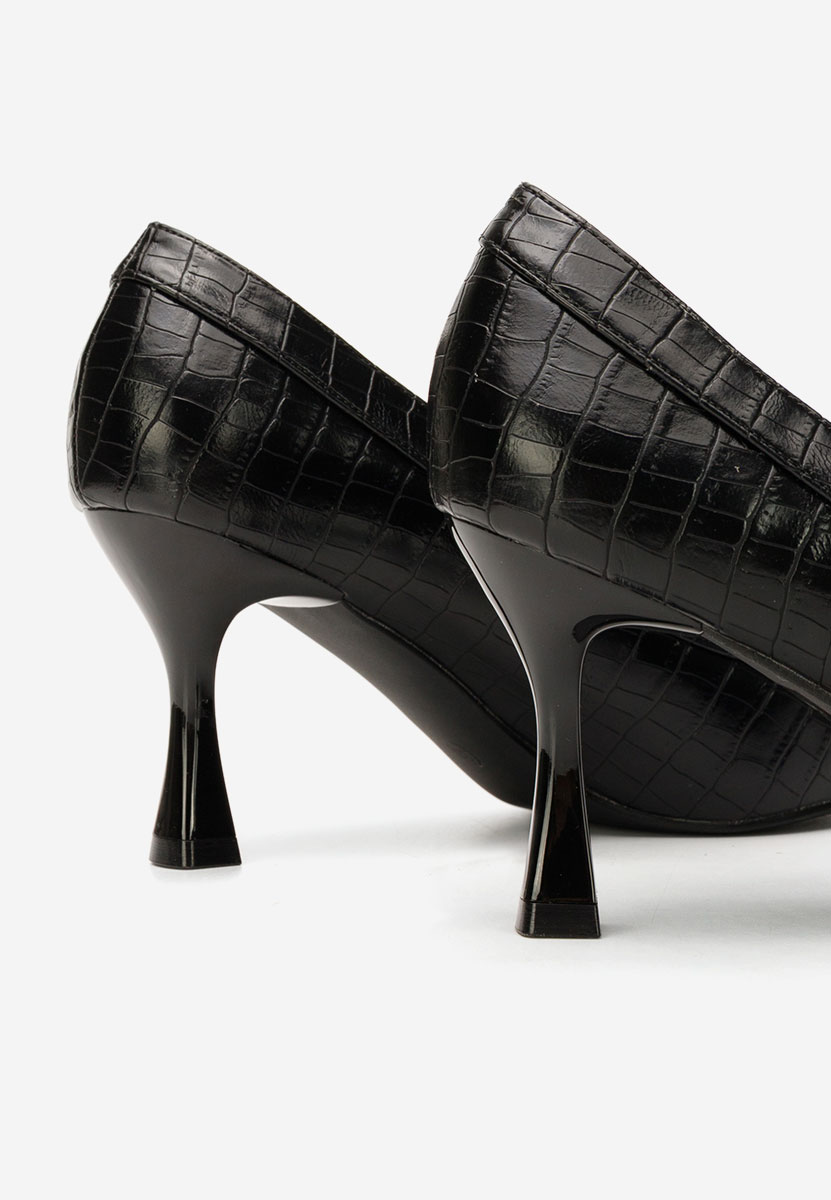 Czarne czółenka na szpilce Jasoria