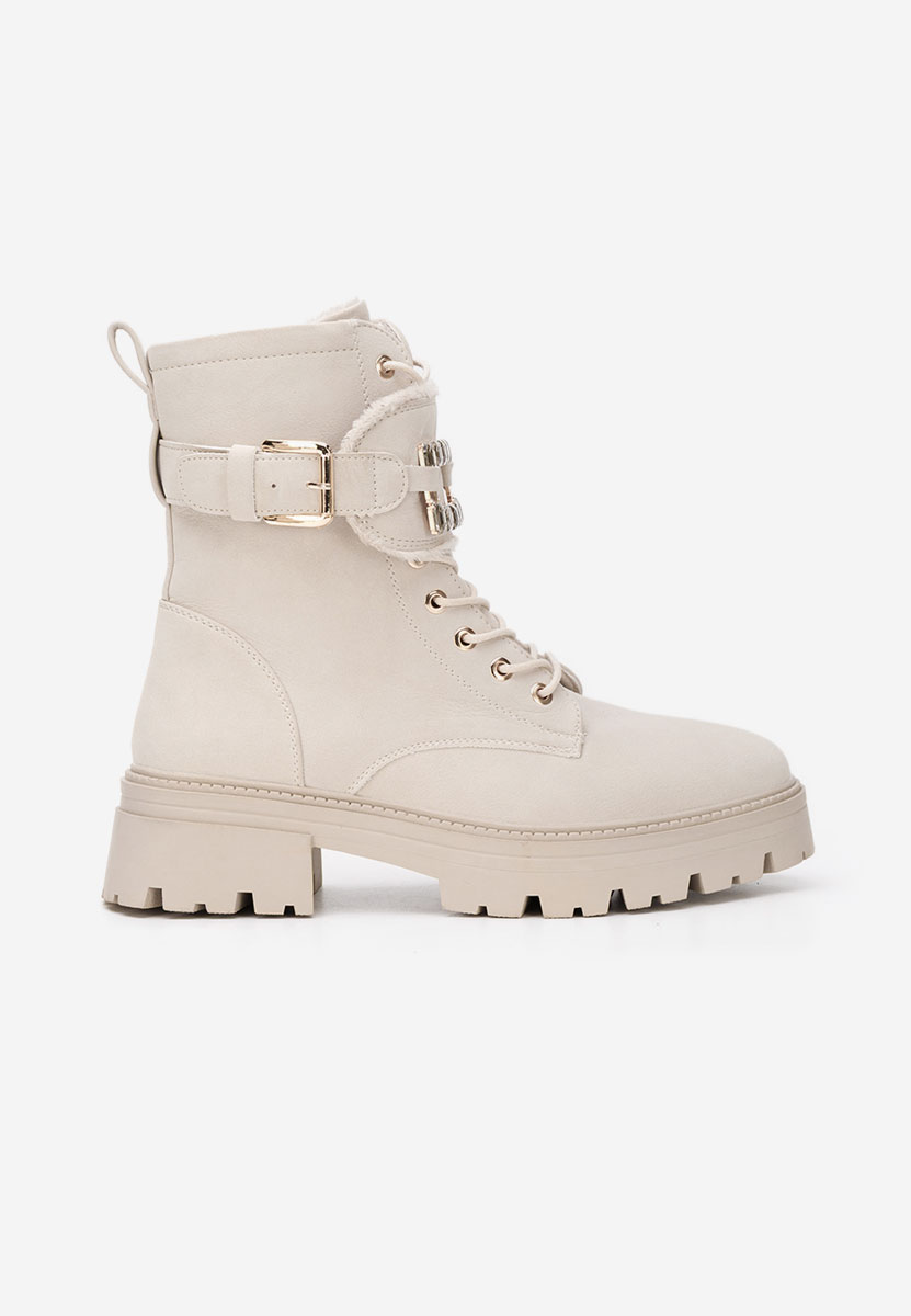 Beżowe workery damskie Acasia