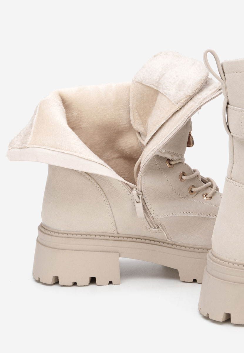 Beżowe workery damskie Acasia