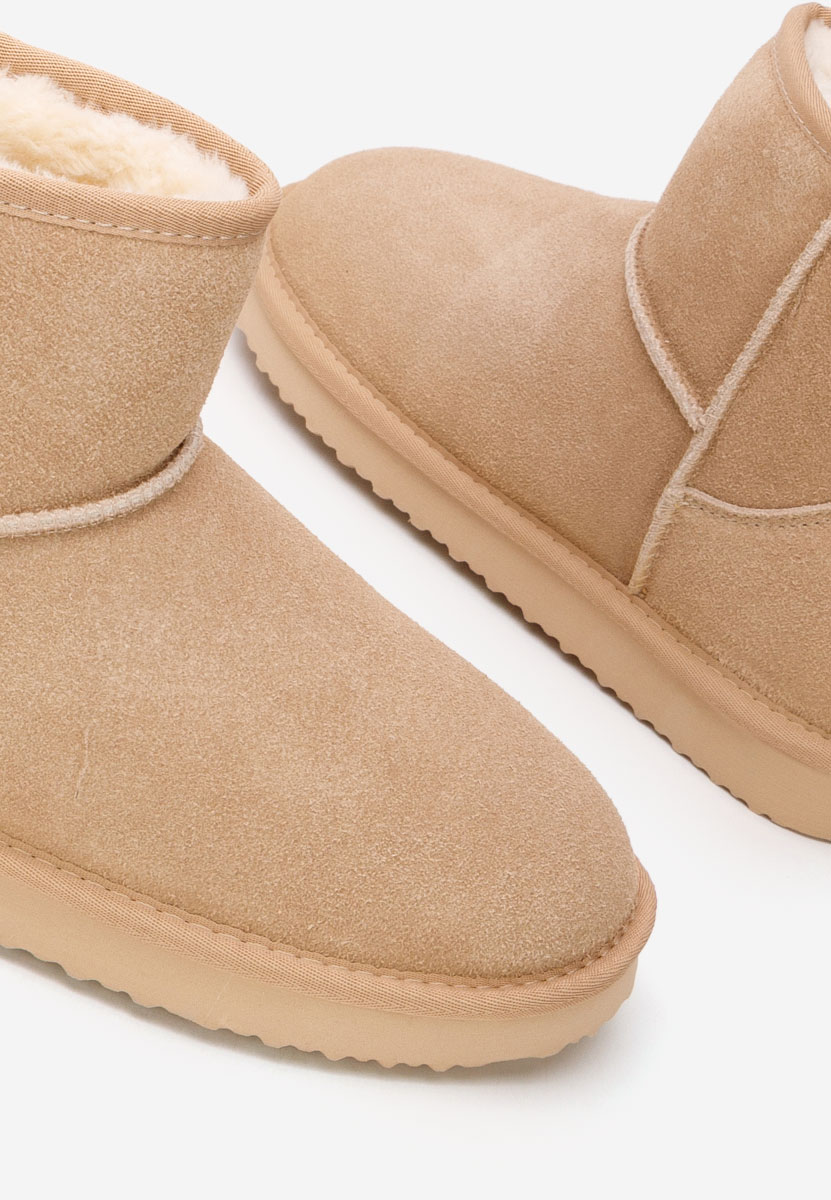 Beżowe śniegowce damskie Crisea V2