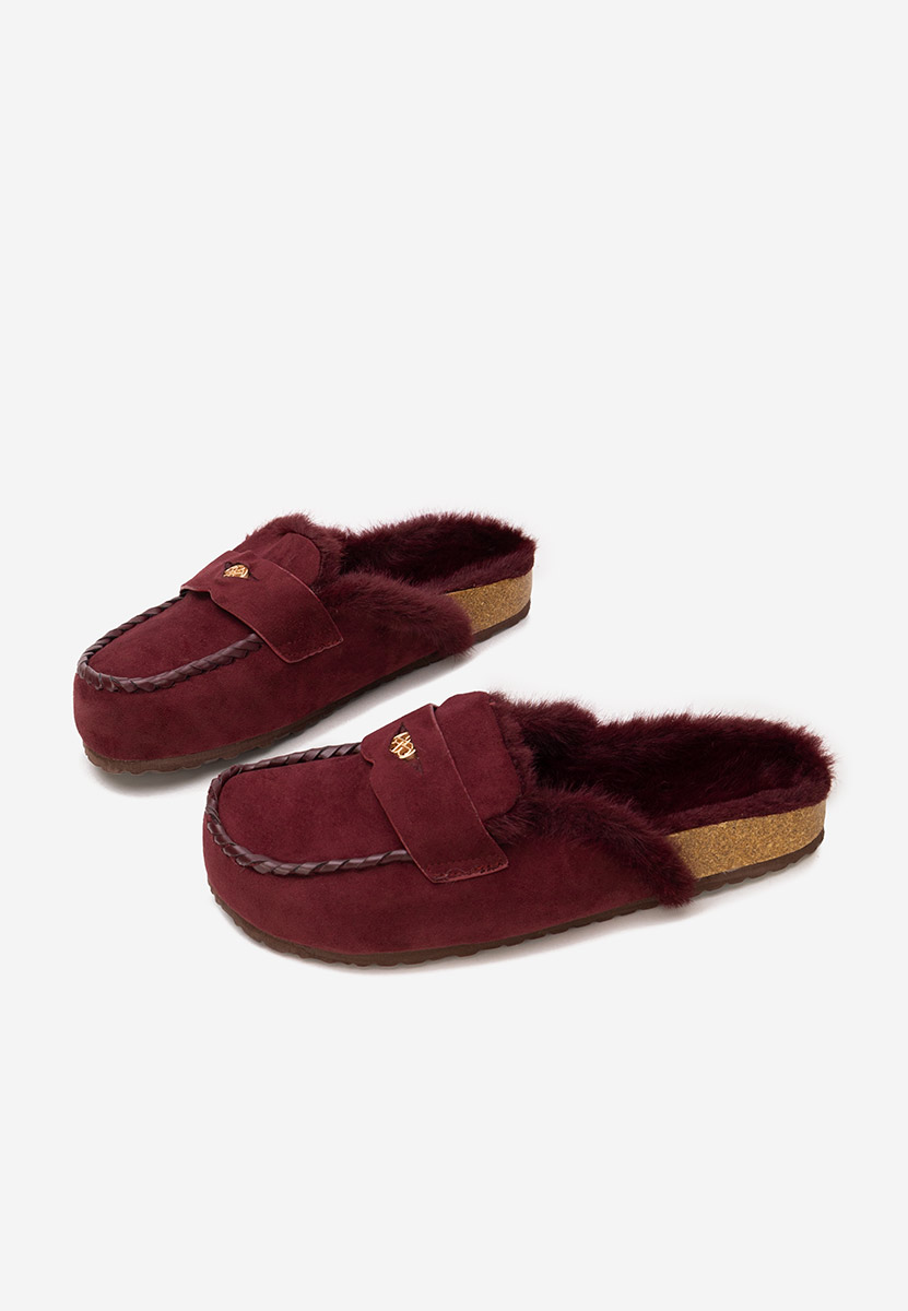 Bordowe drewniaki Mirania