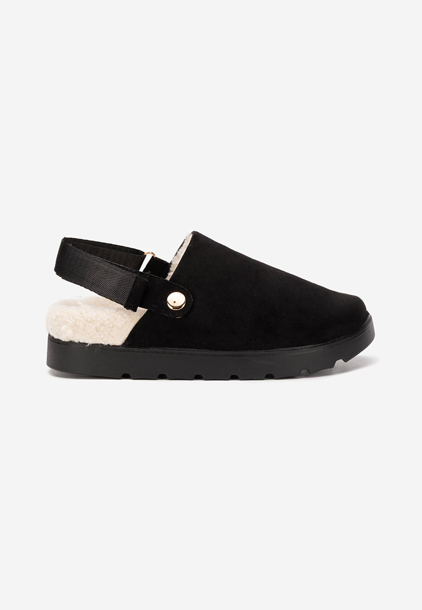 Czarne drewniaki Tamra