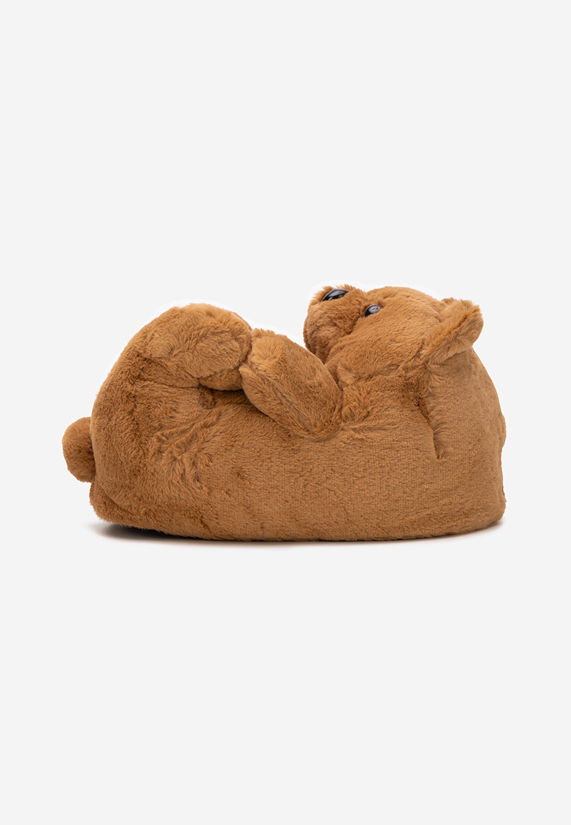 Khaki kapcie z futerkiem Teddy Khaki kapcie z futerkiem Teddy