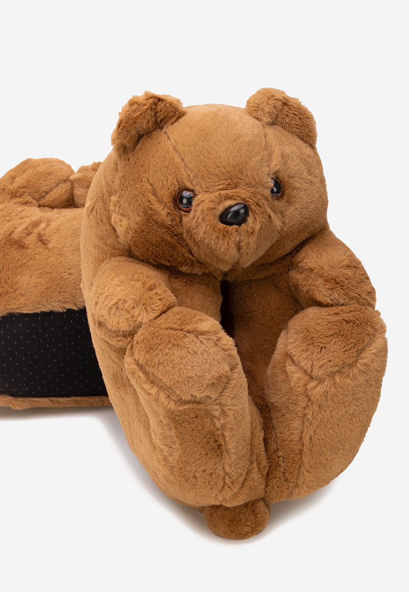 Khaki kapcie z futerkiem Teddy Khaki kapcie z futerkiem Teddy