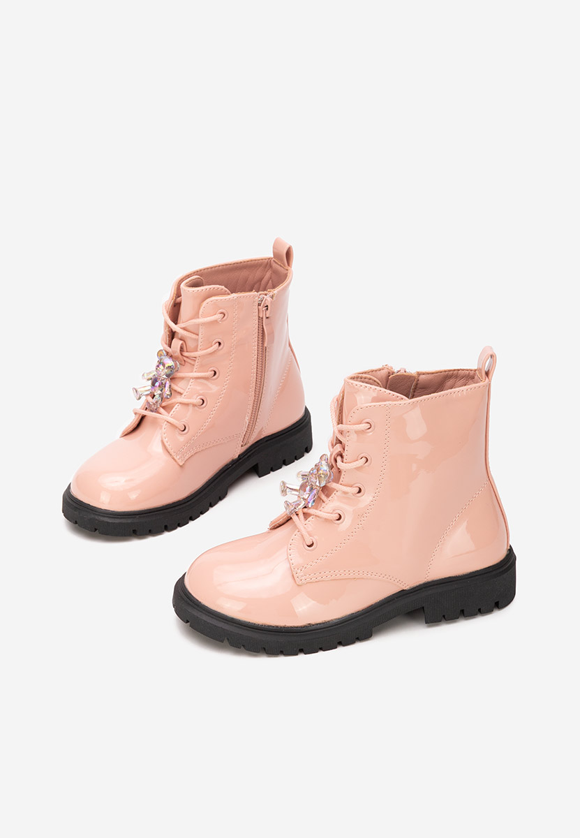 Różowe botki dziewczęce Andonia