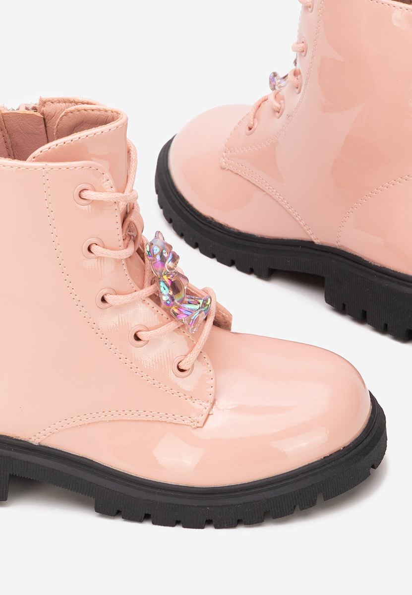 Różowe botki dziewczęce Andonia
